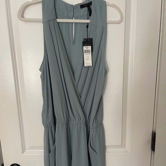 BCBGMAXAZRIA Thalia Sleeveless Romper – Blue Frost – Size M – NWT - Picture 2 of 4